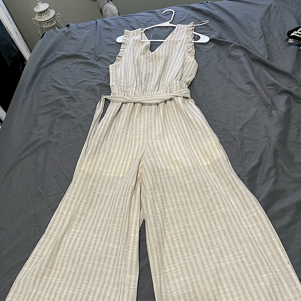 Cute Striped Jumpsuit